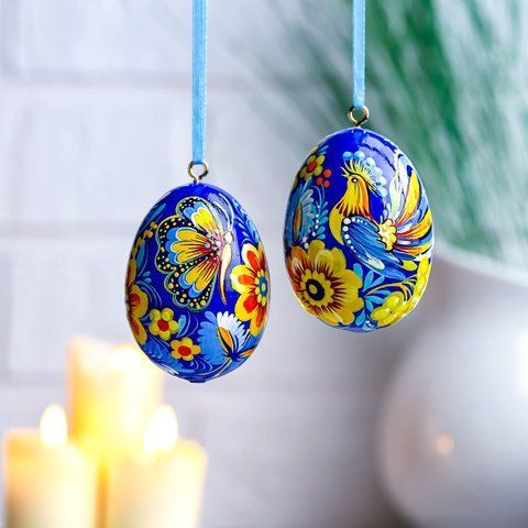 Великоднє яйце дерев'яне 18249896 фото