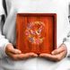 Дерев'яна таця з квітами 9 х 9см 182497021 фото 10